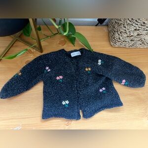Zara Embroidered Floral Sweater